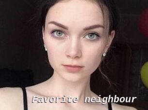 Favorite_neighbour