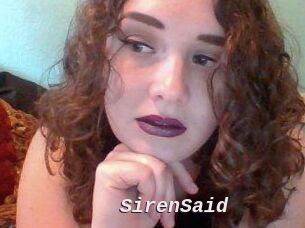 SirenSaid